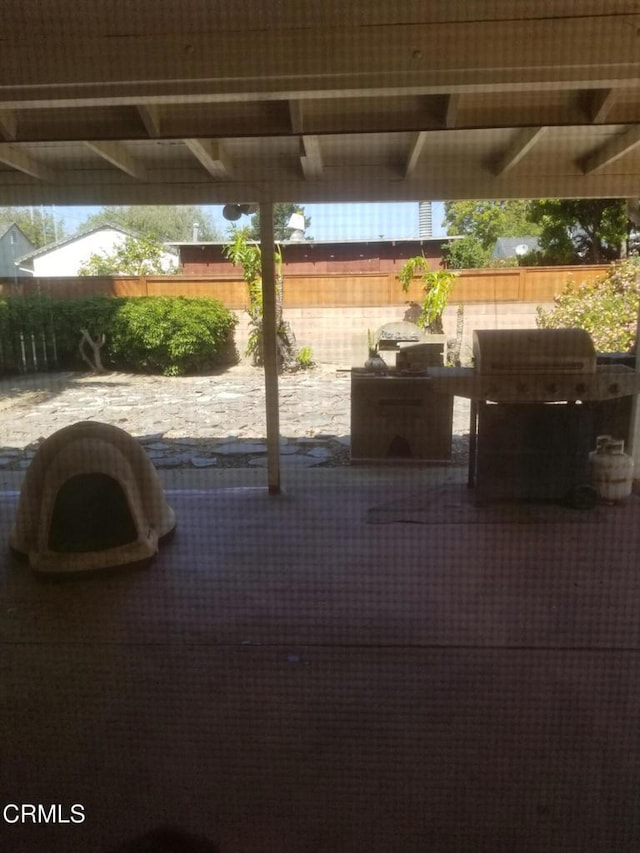 431 Eva St, Ventura, CA 93003 - view of patio / terrace with a fenced backyard and a grill