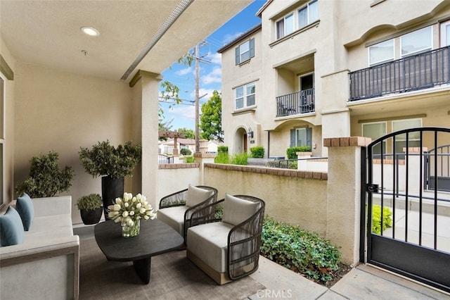 15331 Jasmine Ln Unit 105, Gardena, CA 90249 - view of patio / terrace with fence