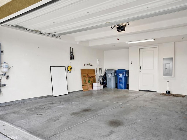 15331 Jasmine Ln Unit 105, Gardena, CA 90249 - garage featuring a garage door opener and electric panel
