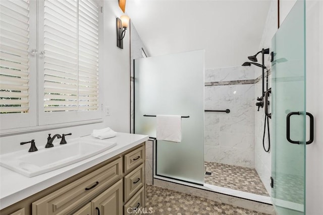 421 High Dr, Laguna Beach, CA 92651 - full bath with a stall shower and vanity