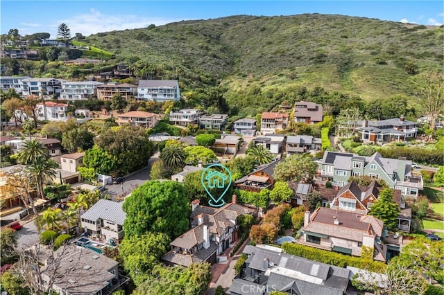 421 High Dr, Laguna Beach, CA 92651 - aerial view of residential area featuring mountains