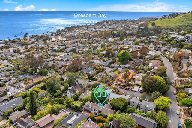 421 High Dr, Laguna Beach, CA 92651 - aerial overview of property's location featuring nearby suburban area and a large body of water