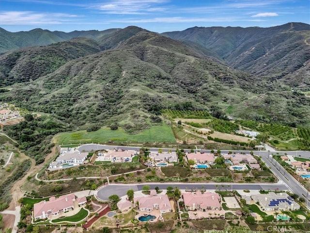 exterior space featuring a residential view and a mountain view