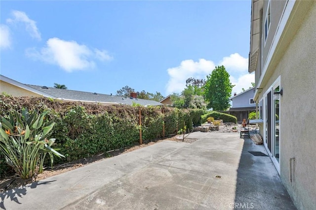 view of patio / terrace featuring a fenced backyard