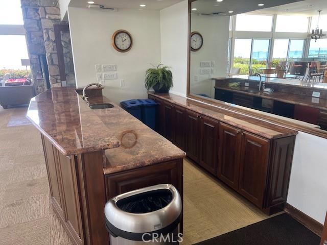 32679 Seagate Dr Unit 308-H, Rancho Palos Verdes, CA 90275 - bar featuring recessed lighting, a sink, and light carpet
