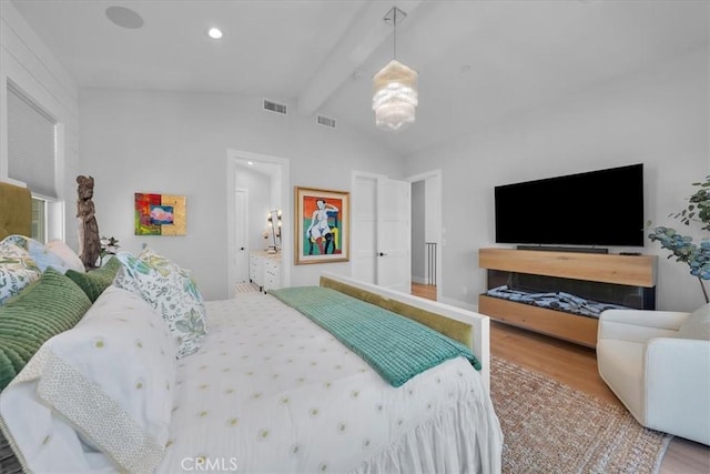 507 N Maria Ave Unit A, Redondo Beach, CA 90277 - bedroom featuring wood finished floors and recessed lighting