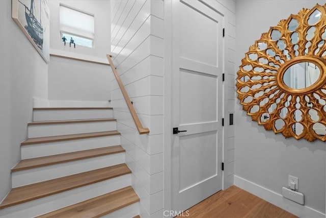 507 N Maria Ave Unit A, Redondo Beach, CA 90277 - stairs with wood finished floors and baseboards