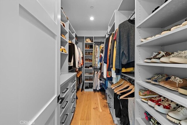 507 N Maria Ave Unit A, Redondo Beach, CA 90277 - spacious closet featuring light wood finished floors