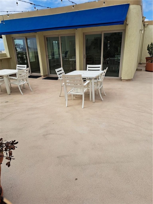 view of patio / terrace featuring outdoor dining space