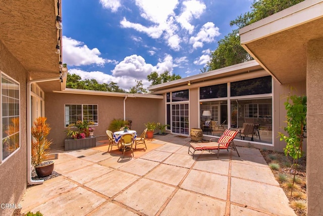 view of patio / terrace featuring outdoor dining area