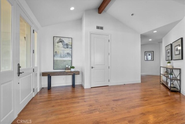 12 Bowie Rd, Rolling Hills, CA 90274 - entrance foyer featuring light wood finished floors, recessed lighting, and baseboards