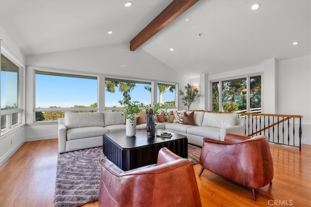 12 Bowie Rd, Rolling Hills, CA 90274 - living room with light wood-style flooring, plenty of natural light, recessed lighting, and baseboards