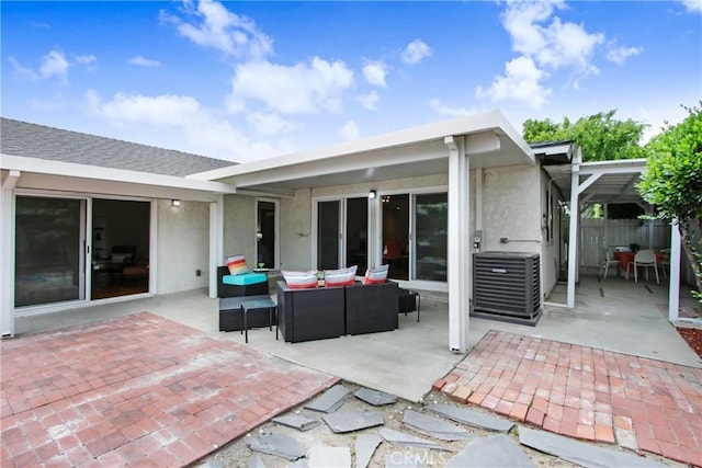 927 Alta Loma Dr, Corona, CA 92882 - view of patio / terrace featuring an outdoor living space