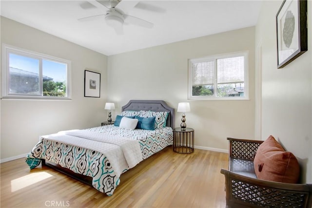 927 Alta Loma Dr, Corona, CA 92882 - bedroom featuring wood finished floors and a ceiling fan