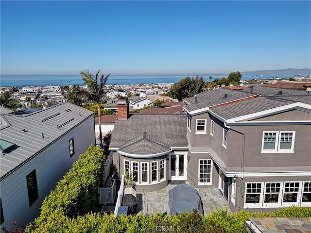 812 8th St, Manhattan Beach, CA 90266 - birds eye view of property with a water view