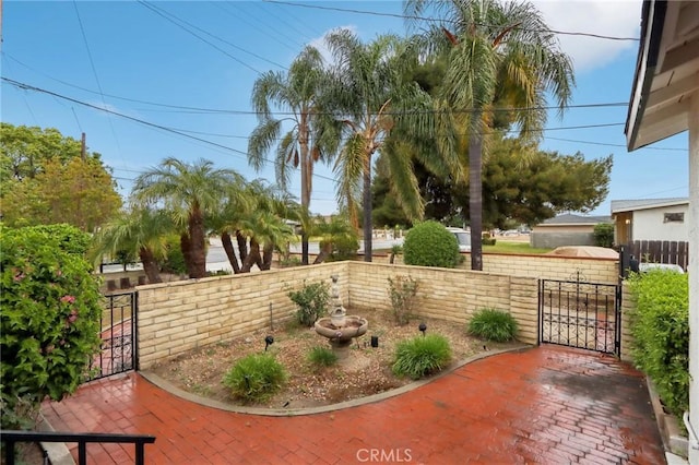 4447 Walnut Ave, Chino, CA 91710 - view of patio / terrace with fence private yard and a gate