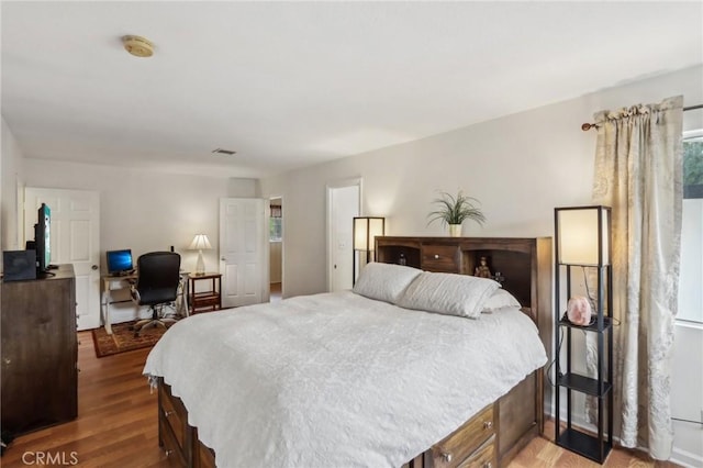 4447 Walnut Ave, Chino, CA 91710 - bedroom featuring visible vents and wood finished floors