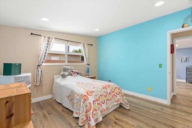 1576 Via Paloma, Escondido, CA 92026 - bedroom with wood finished floors, baseboards, and recessed lighting