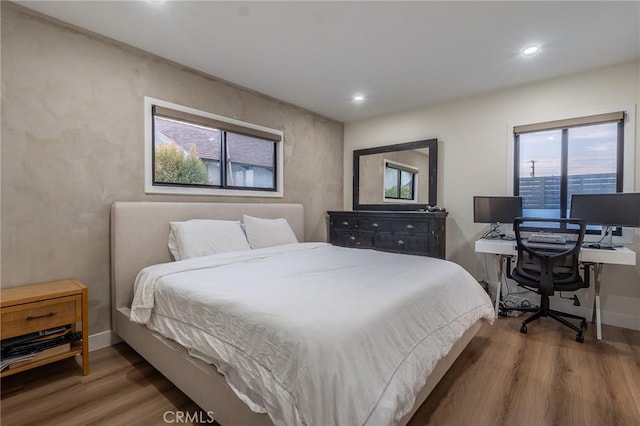 10057 Faywood, Bellflower, CA 90706 - bedroom with recessed lighting, wood finished floors, and baseboards