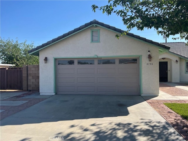 8740 S Loop Blvd, California City, CA 93505 - exterior space with driveway and fence