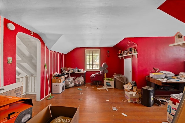 650 N Acacia, Rialto, CA 92376 - bonus room with lofted ceiling and hardwood / wood-style flooring