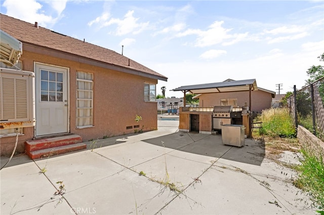 650 N Acacia, Rialto, CA 92376 - view of patio / terrace with area for grilling and entry steps