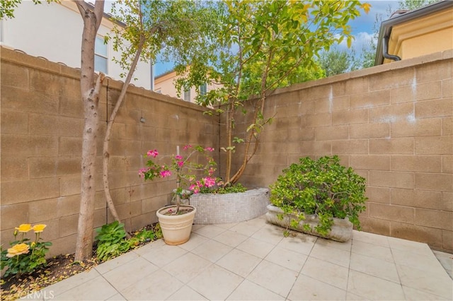 view of patio / terrace with fence