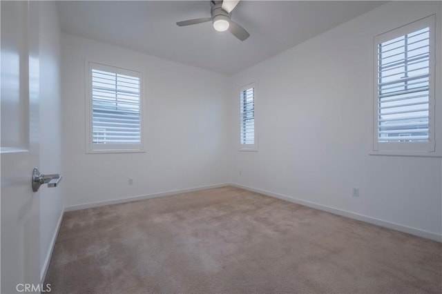 556 W Baseline Rd, Claremont, CA 91711 - carpeted empty room featuring a ceiling fan and baseboards