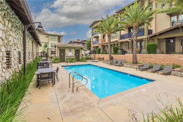 556 W Baseline Rd, Claremont, CA 91711 - pool with fence and a patio area
