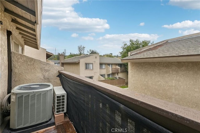 1251 S Meadow Ln Unit 154, Colton, CA 92324 - balcony featuring central air condition unit