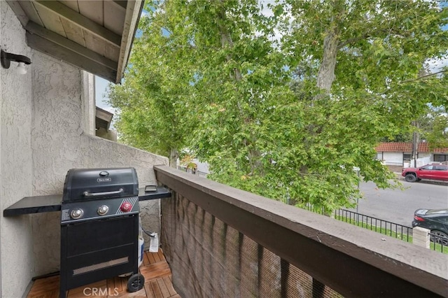 1251 S Meadow Ln Unit 154, Colton, CA 92324 - balcony with a grill