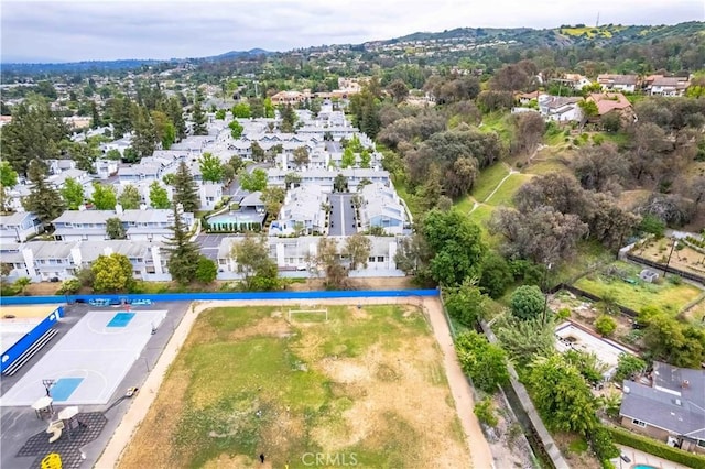 1541 Westcastle, West Covina, CA 91791 - aerial perspective of suburban area featuring a mountainous background