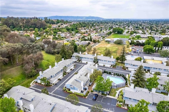 1541 Westcastle, West Covina, CA 91791 - aerial view of residential area with a mountainous background