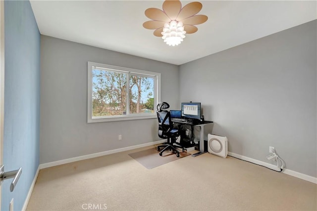 1541 Westcastle, West Covina, CA 91791 - office area with carpet and baseboards
