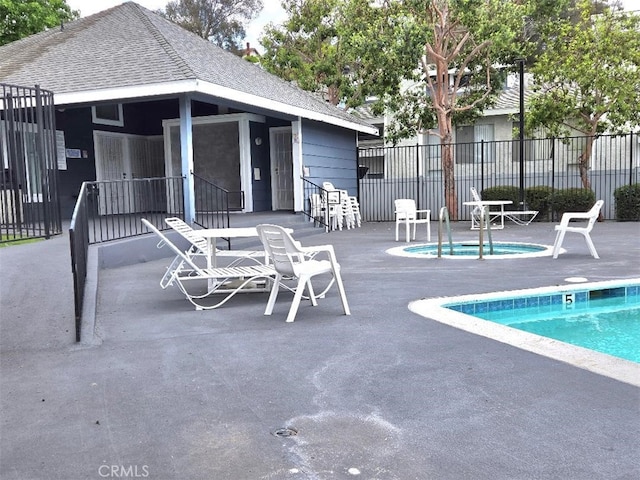 1541 Westcastle, West Covina, CA 91791 - community pool with fence and a patio area