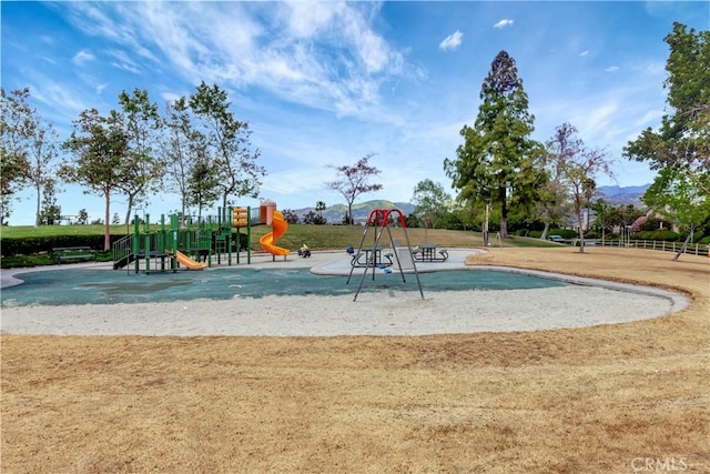 view of communal playground
