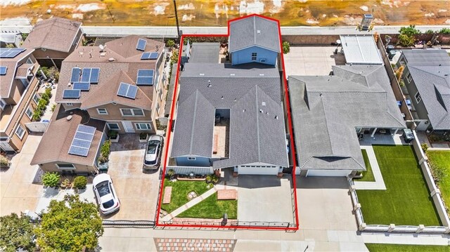 20908 New Hampshire Ave, Torrance, CA 90502 - aerial view of residential area with property boundaries highlighted