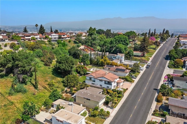 851 Crest Vista Dr, Monterey Park, CA 91754 - birds eye view of property featuring a residential view and a mountain view