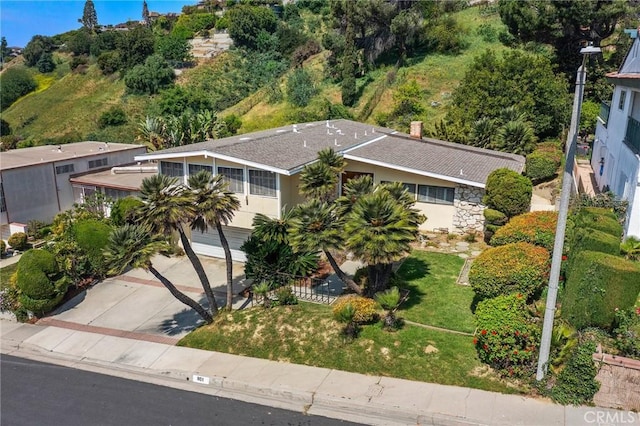 851 Crest Vista Dr, Monterey Park, CA 91754 - birds eye view of property