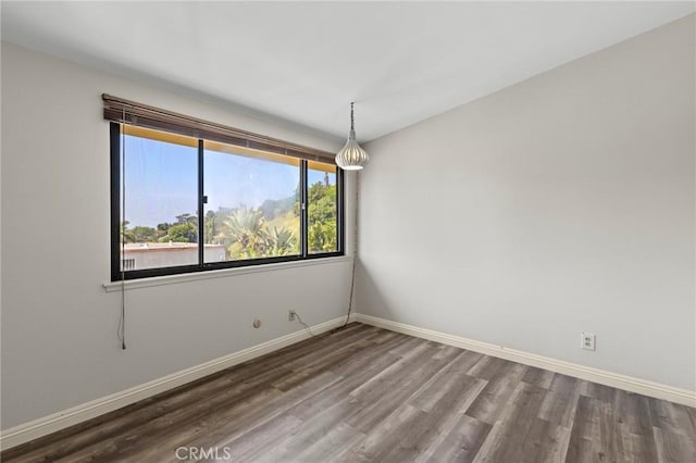 851 Crest Vista Dr, Monterey Park, CA 91754 - empty room featuring wood finished floors and baseboards