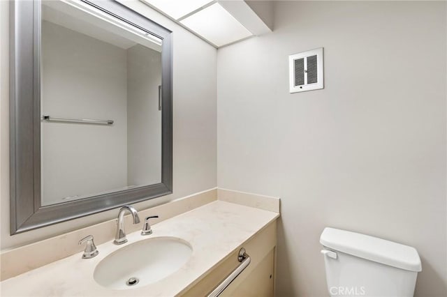 851 Crest Vista Dr, Monterey Park, CA 91754 - bathroom featuring toilet, visible vents, and vanity