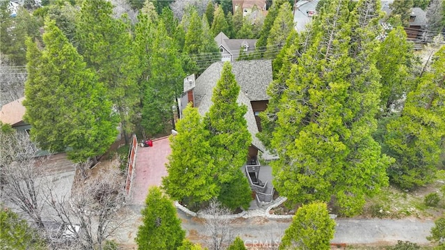 825 Grass Valley Rd, Lake Arrowhead, CA 92352 - birds eye view of property