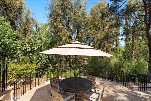 1935 Maverick Ln, North Tustin, CA 92705 - view of patio with outdoor dining space