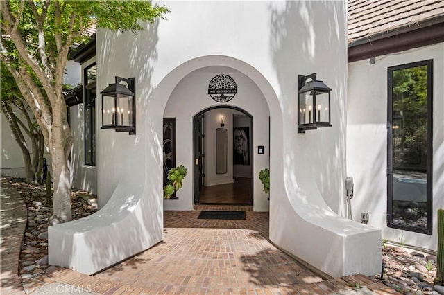 1935 Maverick Ln, North Tustin, CA 92705 - property entrance with stucco siding