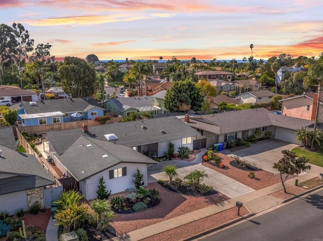3185 Monroe St, Carlsbad, CA 92008 - aerial view at dusk of a residential view