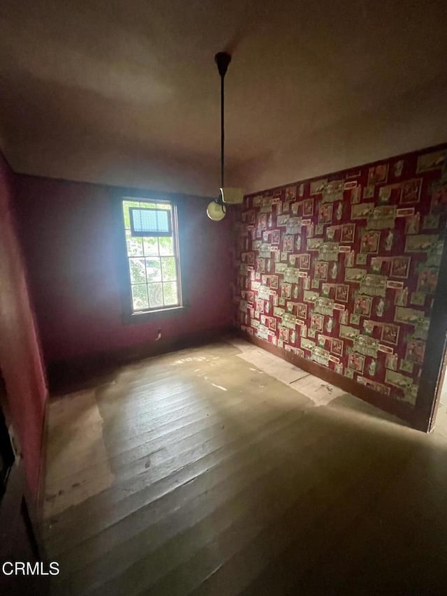 view of unfurnished dining area