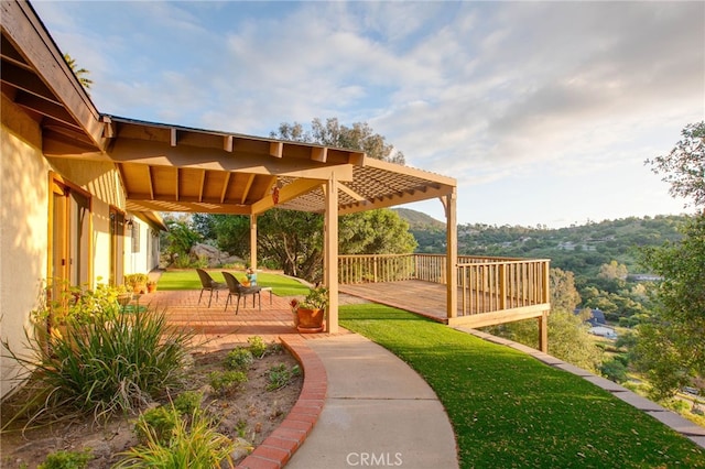 12140 Lilac Knolls Rd, Valley Center, CA 92082 - view of community featuring a deck and a lawn