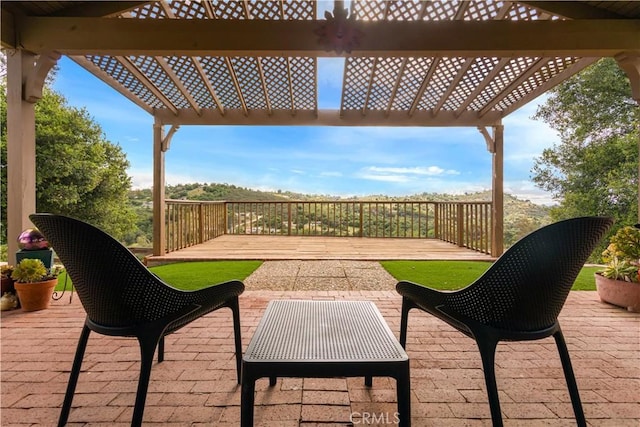 12140 Lilac Knolls Rd, Valley Center, CA 92082 - view of patio / terrace with a pergola
