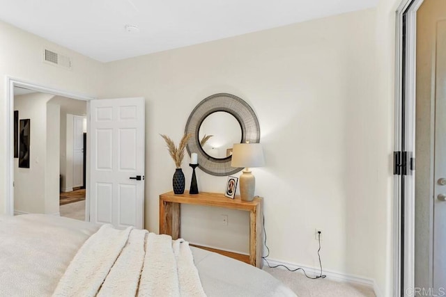 9253 Regents Unit A203, La Jolla, CA 92037 - carpeted bedroom featuring baseboards