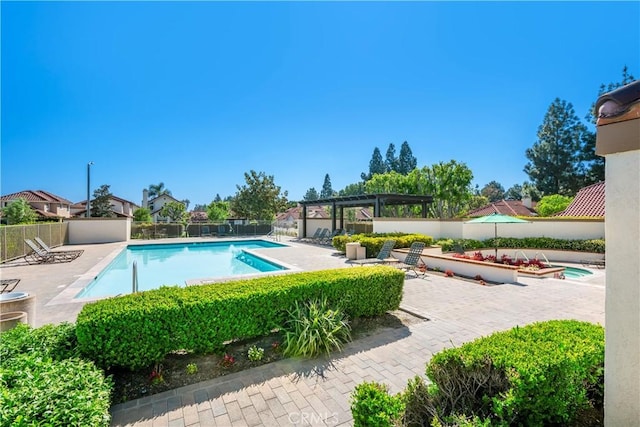3 Terracima, Irvine, CA 92620 - community pool featuring fence, a pergola, and a patio area
